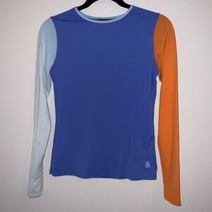Tommy Bahama Long Sleeve Color Block Swim Shirt size XS